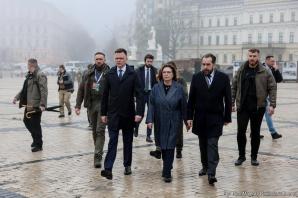[VIDEO] Ukraina: Wystąpienie marszałka Sejmu Szymona Hołowni na Szczycie Bucza 2025