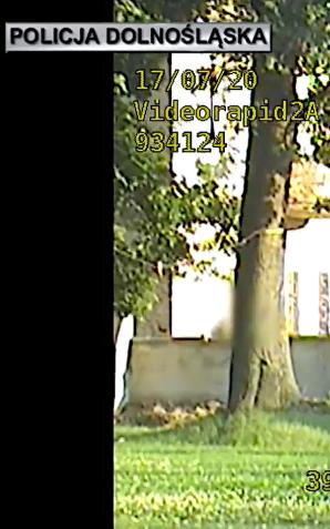 [VIDEO] W trakcie ucieczki zgubił dokumenty