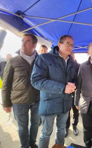 Sekretarz Stanu Szymon Szynkowski vel Sęk wraz z Parlamentarzystami Niemieckimi odwiedził granicę polsko-ukraińską